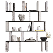 Fervital Stone Shelves with Decor