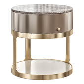 MEDALLION BEDSIDE TABLE by luxurylivinggroupv