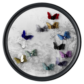 Decorative panel Baccarat Lucky Butterfly