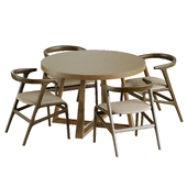 Brave dining table, Ron chair