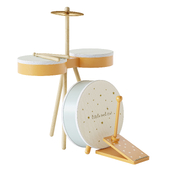 WOODEN DRUM KIT by ZARAHOME