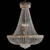 Hanging crystal chandelier Dio D&#39;Arte Bari EG