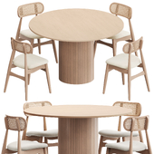 Dining Group Larson Chair & Hill Table from Divan ru