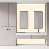 Bathroom furniture 01 minimal modern ZS