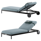 Oasis boutdoor chaise longue by giorgiocollection