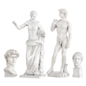 Статуи Афродиты и Давида