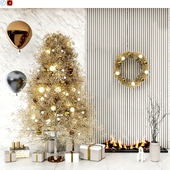 chrismas tree and decorative set 01