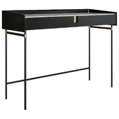 Туалетный столик Modern Black Vanity Makeup Stone Top Dressing Table