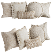 Pompom pillow set