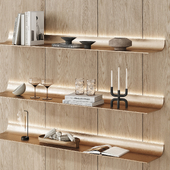 Shelves/rack with Element decor
