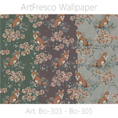 ArtFresco Wallpaper - Дизайнерские бесшовные фотообои Art. Bo-303 - Bo-305 OM