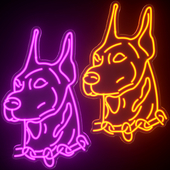 Dogg Neon Light modules Set 005