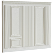 Decorative plaster with molding #001