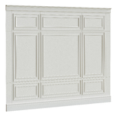 Decorative plaster with molding #003