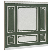 Decorative plaster with molding #004