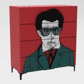 OM Chest of drawers "Self-portrait of Malevich"