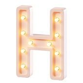 H Table Lamp Little Lights Small Letter Lamps