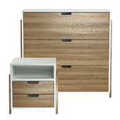 Bedside table/chest of drawers from Biteki Home