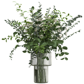 Bouquet of Flowers, Branches in Vase