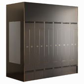 Black Gym Locker/Шкафы для раздевалок