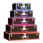 Suitcases Bisten Macassar Multicolore (Louis Vuitton)