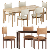 Paf Paf Chair MC25 by Mattiazzi and Neva table by Artisan
