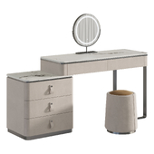 Lalume dressing table with makeup mirror