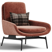 M&W New Design Leisure Swivel Arm Chair
