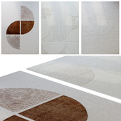 Set of carpets Modern Rugs la Gemini Libra