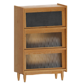 Hartman Wood Bookcase & Cabinet by Cozymatic
