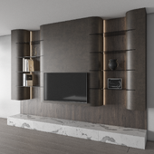 tv wall furniture composition