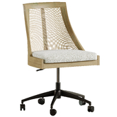 Bennett Upholstered Swivel Desk Chair