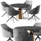 Bora table and Monro chair by One&Home