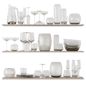 Decorative set of kitchen utensils 002 | Decor set Kitchen Utensils