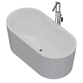 Acrylic bathtub BelBagno BB407-1600-800