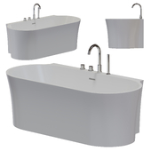 Acrylic bathtub BelBagno BB409-1700-800