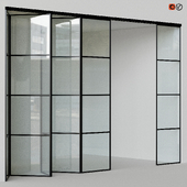 Glass partitions Doors