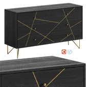 Chest of drawers Gold Vein Kare Design