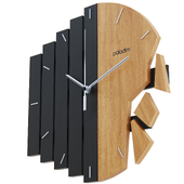 MIXORED abstract wall clock by Paladim Studio