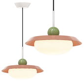 Modern Morandi Layered Metal Hanging Lights