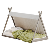 Flair Apache Canvas Tipi Wooden Bed