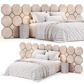 Italian PASCAL 380 Bed by Smania