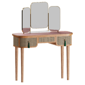 Kinship Rattan Terracotta Dressing Table