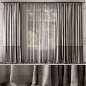Curtain for the interior 007