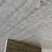 Material texture of concrete ceiling