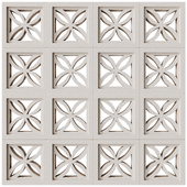 Modular Wall 21 Clover White by Tesselle