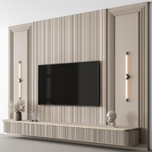 TV Wall Beige- Set 129