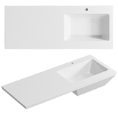 Sink Madera Kamilla 120 R 4627173210010 for washing machine White