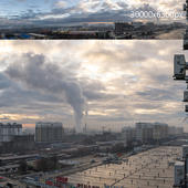 Панорама на центр Краснодара. 30k