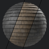 Roof Tile Materials 103- Concrete Roofing | Sbsar Seamless, Pbr, 4k